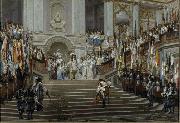 Jean-Leon Gerome Reception of Le Grand Conde at Versailles oil painting